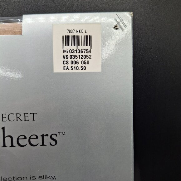 Victorias Secret Lace Top Thigh Highs Glamour Sheers Naked Large USA Made - Picture 4 of 5